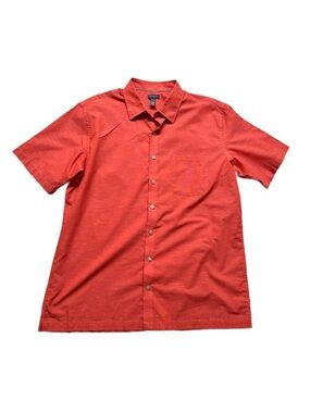 VAN HAUSEN ~ Men's Lightweight Reddish/Orange Short Sleeve Shirt size XLT